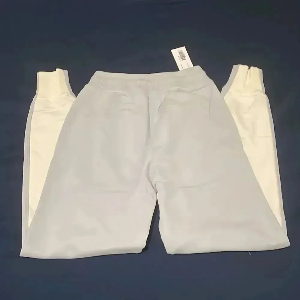 NWT outdoor voices dove/bone two toned cuffed with front pocket jogger sweats